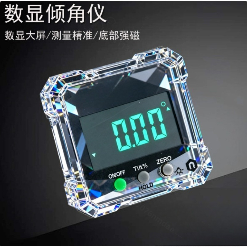 Electronics Repair Garage - เครื่องวัดมุมดิจิตอลแบบแม่เหล็ก เครื่องวัดองศาอิเล็กทรอนิกส์ เครื่องมือวัดระดับความลาดเอียง สำหรับงานก่อสร้าง ซ่อมแซมโรงรถ