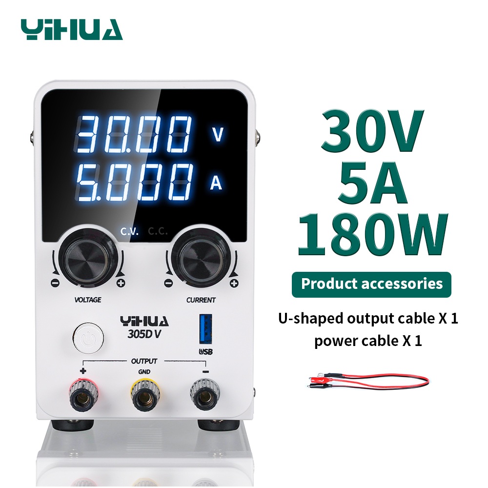 Electronics Repair Lab - YIHUA 305D-V 180W DC 30V 5A