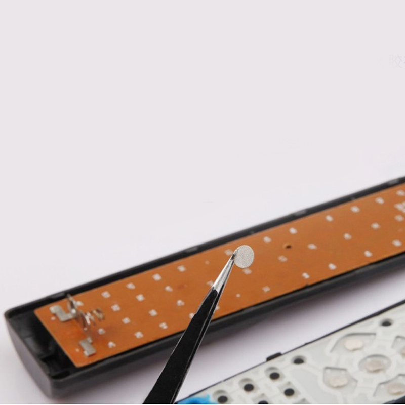 Electronics Repair At Home - ชุดซิลิโคนเปลี่ยนแผ่นเทปนำไฟฟ้าสำหรับปุ่มรีโมทคอนโทรล สำหรับซ่อมอุปกรณ์อิเล็กทรอนิกส์ DIY ที่บ้าน