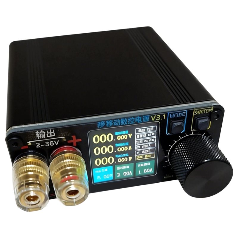 Electronics Repair Lab - A25I-แหล่งจ่ายไฟแบบพกพาปรับได้ V3.1-แหล่งจ่ายไฟกระแสตรงแบบปรับแรงดันได้สำหรับซ่อมอุปกรณ์อิเล็กทรอนิกส์ ห้องปฏิบัติการ และงาน DIY
