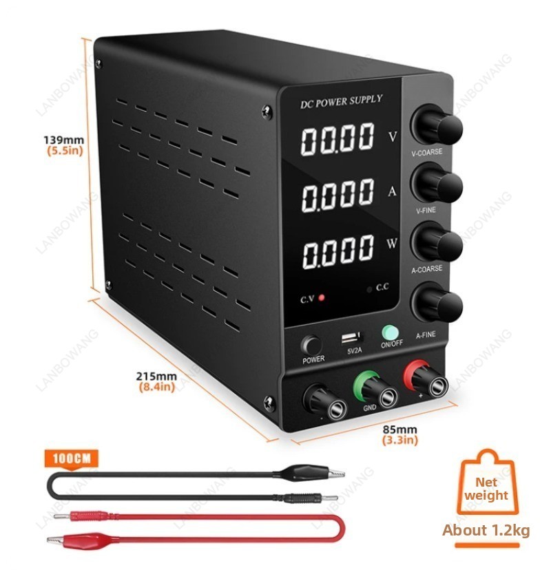 แหล่งจ่ายไฟ DC แบบปรับค่าได้ 0 - Electronics Repair Lab บทวิจารณ์และราคา