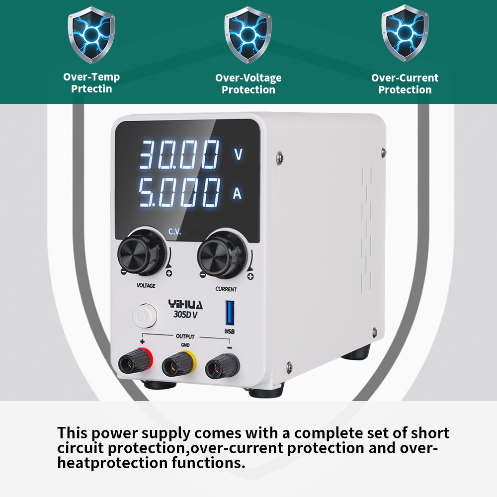YIHUA 305D-V 180W DC 30V 5A ปร - Electronics Repair Lab บทวิจารณ์และราคา