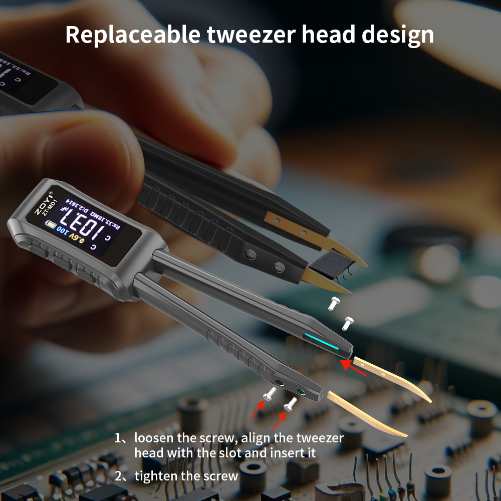 ZOYI MD1 มินิสมาร์ท Tweezer LC - Smd Tweezer Set บทวิจารณ์และราคา